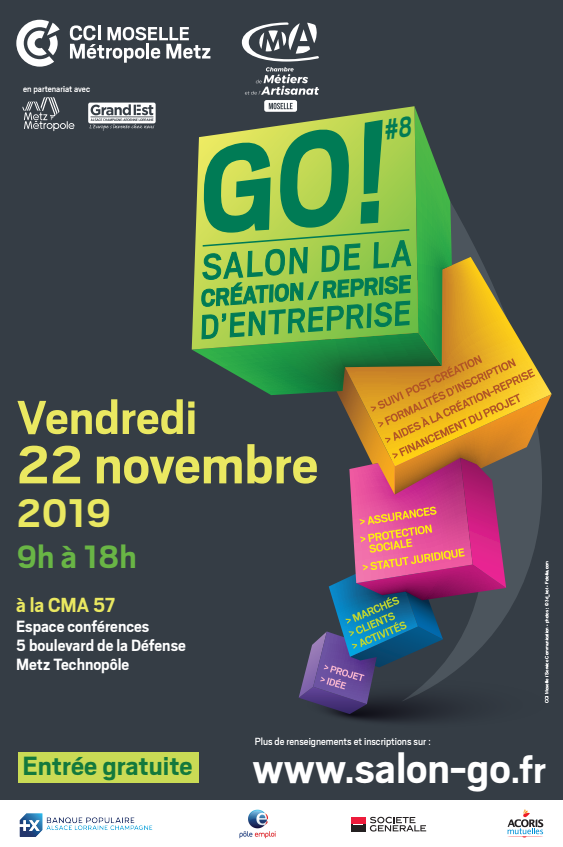 SALON GO DE LA CREATION REPRISE D ENTREPRISE CMA 57